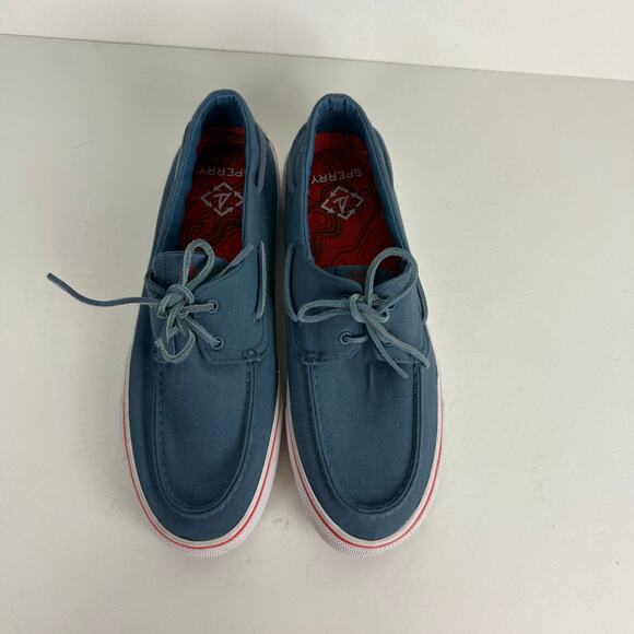 Sperry Bahama II SeaCycled Hybrid Boat Shoe Sneaker Blue Sz 10.5 - Picture 7 of 8